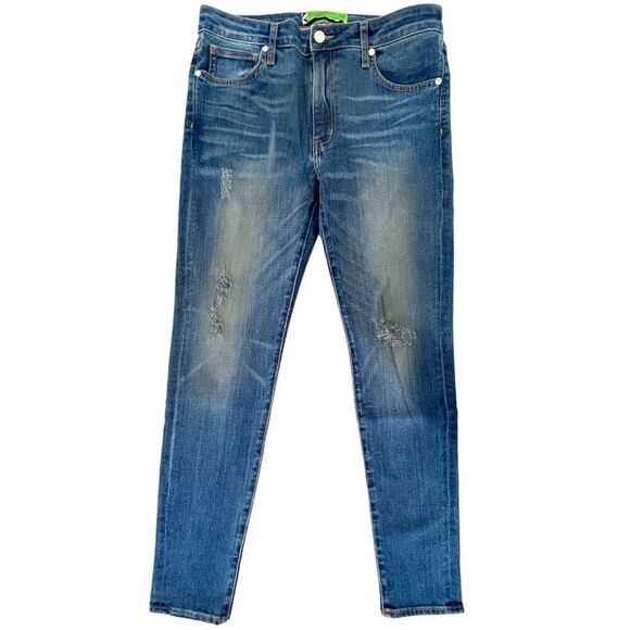 Sandrine Rose x Free People Women's Jeans Distressed Slim Indigo Size 29 NWT - Picture 1 of 11